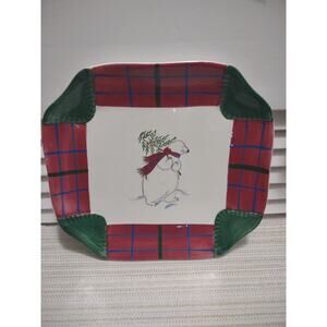 Pfaltzgraff "Snow Bear" Collection Cookie Plate Serving Tray 10 3/4" 413-205-00